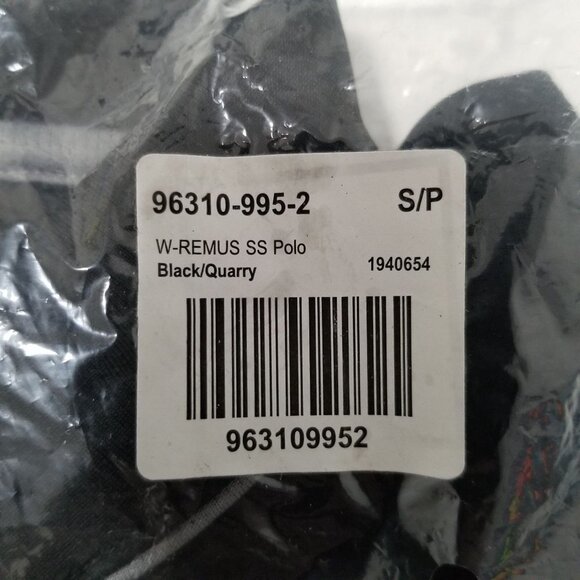 NWT TRIMARK Women's Black/Quarry Remus Short Sleeve Polo Size S/P‎ - Picture 4 of 6